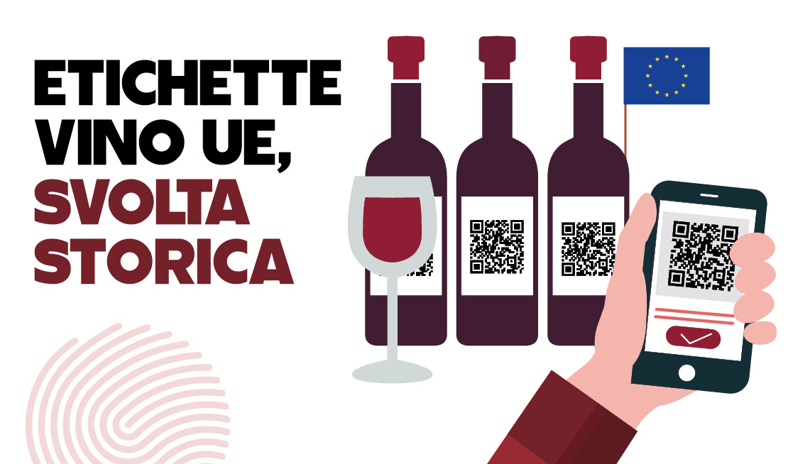 Dall’8 dicembre 2023 nuove disposizioni sulle etichette dei vini
